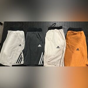 4 pair Adidas Men's shorts medium